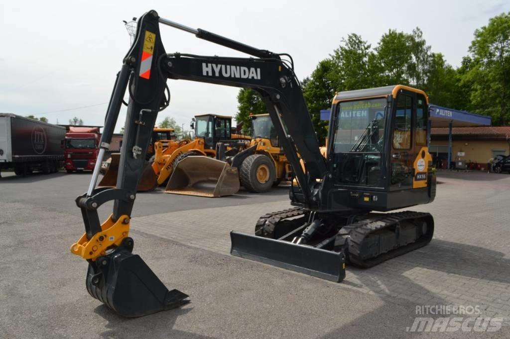 Hyundai HX 55 Mini Excavators <7t (Mini Diggers)