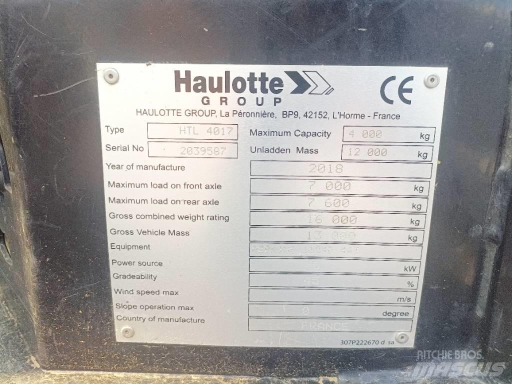 Haulotte HTL4017 Telescopic Handlers