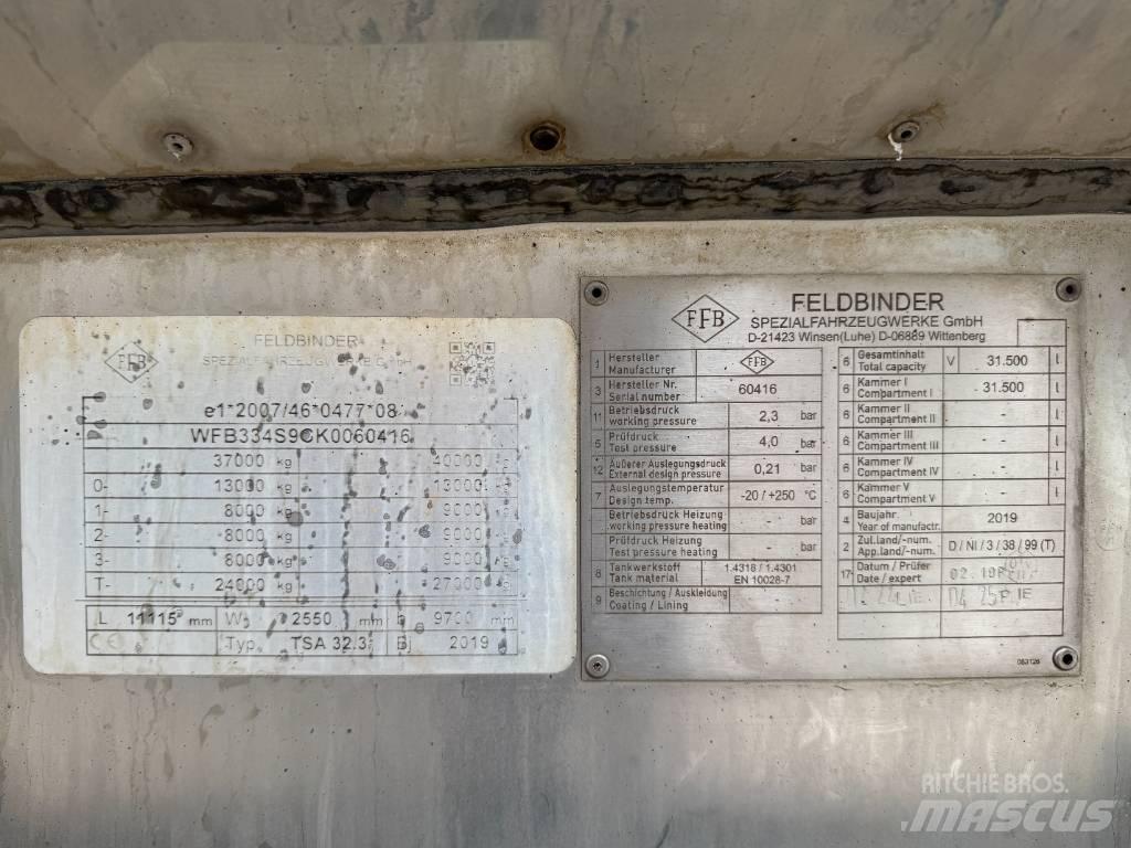 Feldbinder TSA 32.3 Tank Trailers