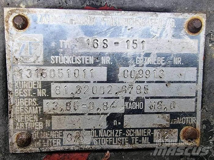 ZF 16 S 151 Other Components
