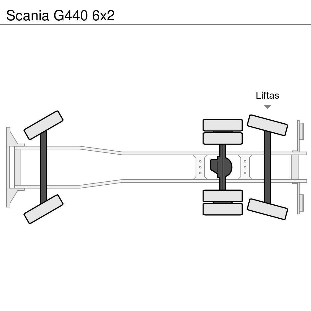 Scania G440 6x2 Skip loader trucks