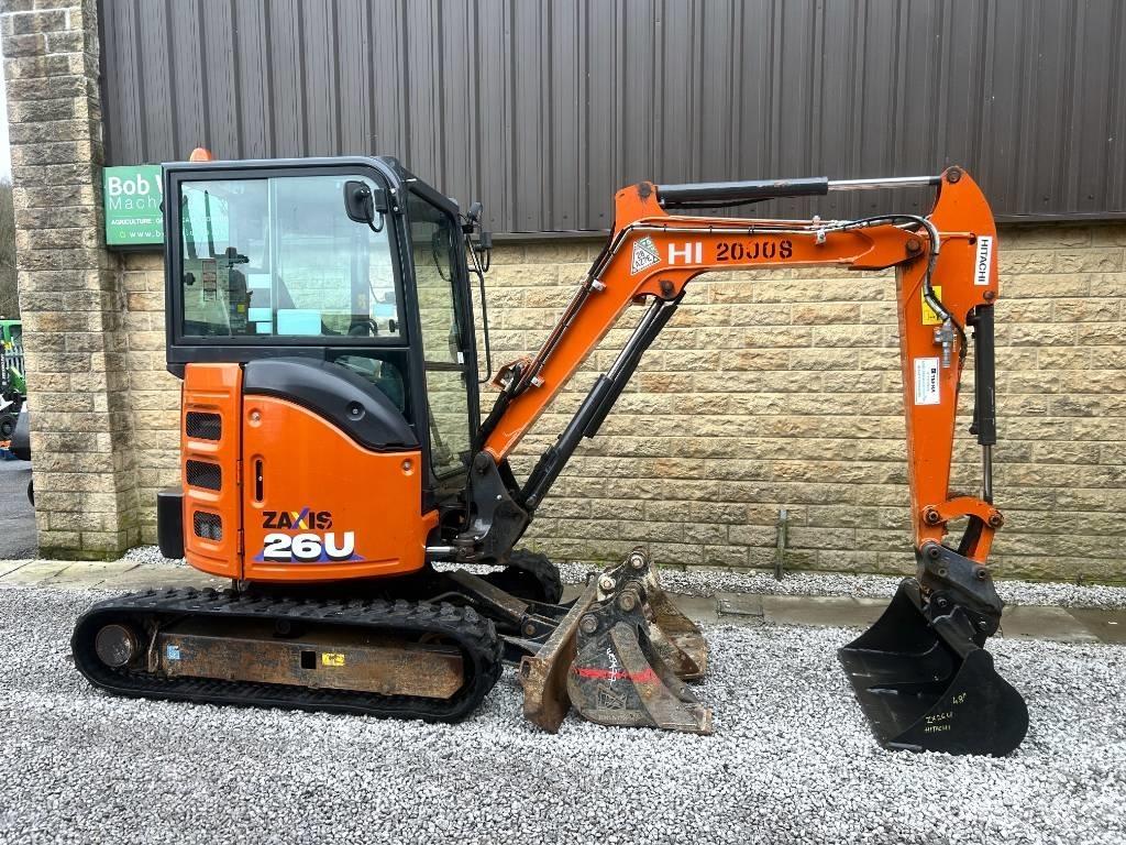 Hitachi ZX26U-6 Mini Excavators <7t (Mini Diggers)
