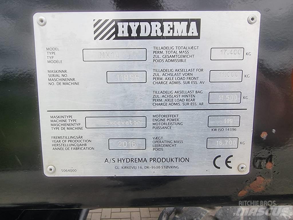 Hydrema MX 14 Wheeled Excavators