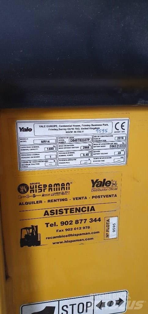 Yale MR14 Reach trucks