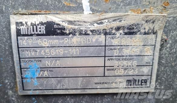  2' BUCKET, 60mm PINS Buckets