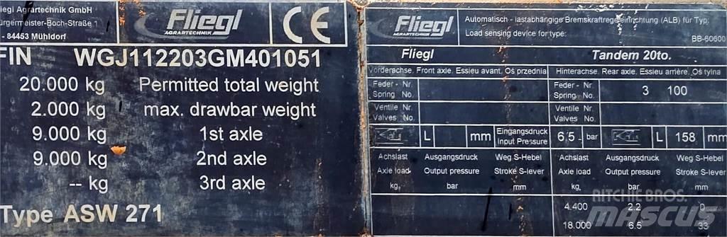 Fliegl Gigant ASW 271 Dump Trailers