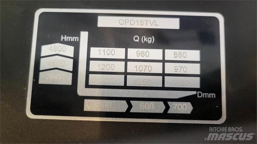  CPD15TVL T4800 Electric Forklifts