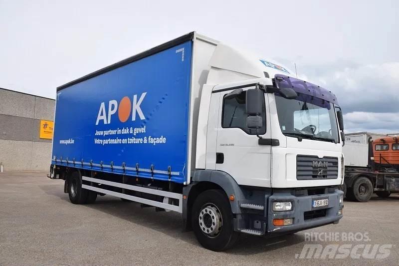 MAN TGM 18.280 Curtain Side Trucks