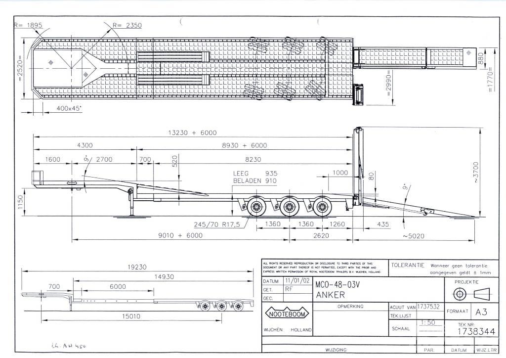 Nooteboom MCO-48-03V Lowboy Trailers