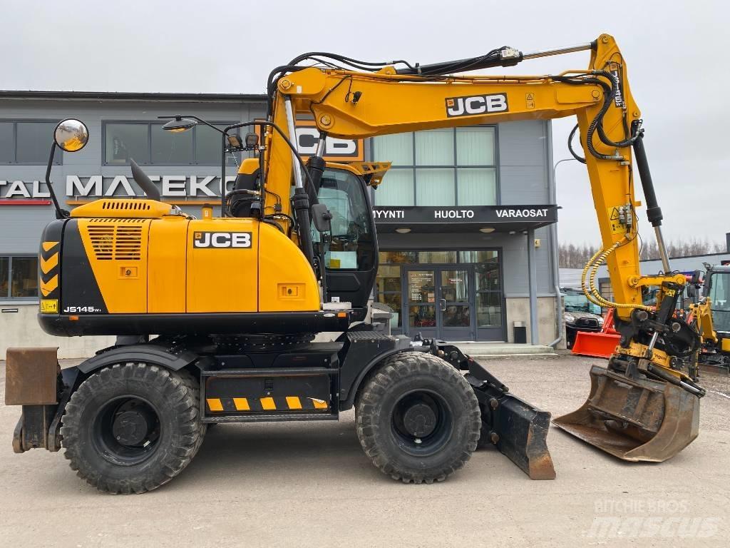 JCB JS145W TAB T4F Wheeled Excavators