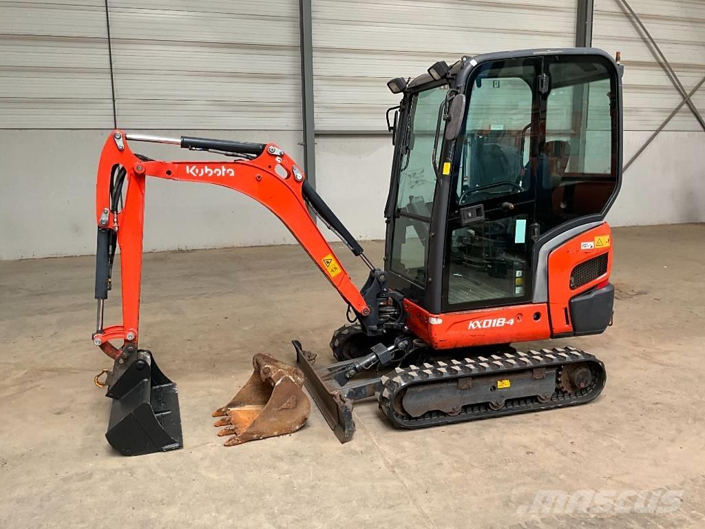 Kubota KX 018-4 Mini Excavators <7t (Mini Diggers)