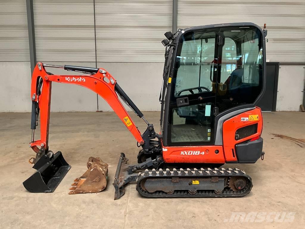 Kubota KX 018-4 Mini Excavators <7t (Mini Diggers)