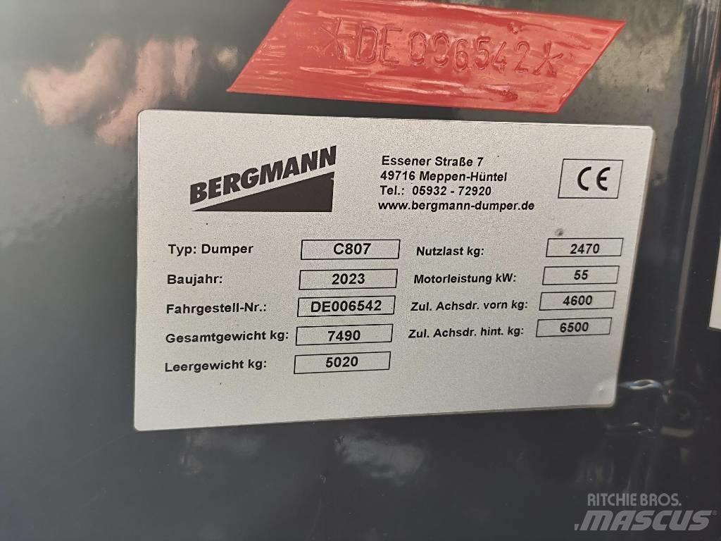 Bergmann C 807 S Articulated Dump Trucks (ADTs)