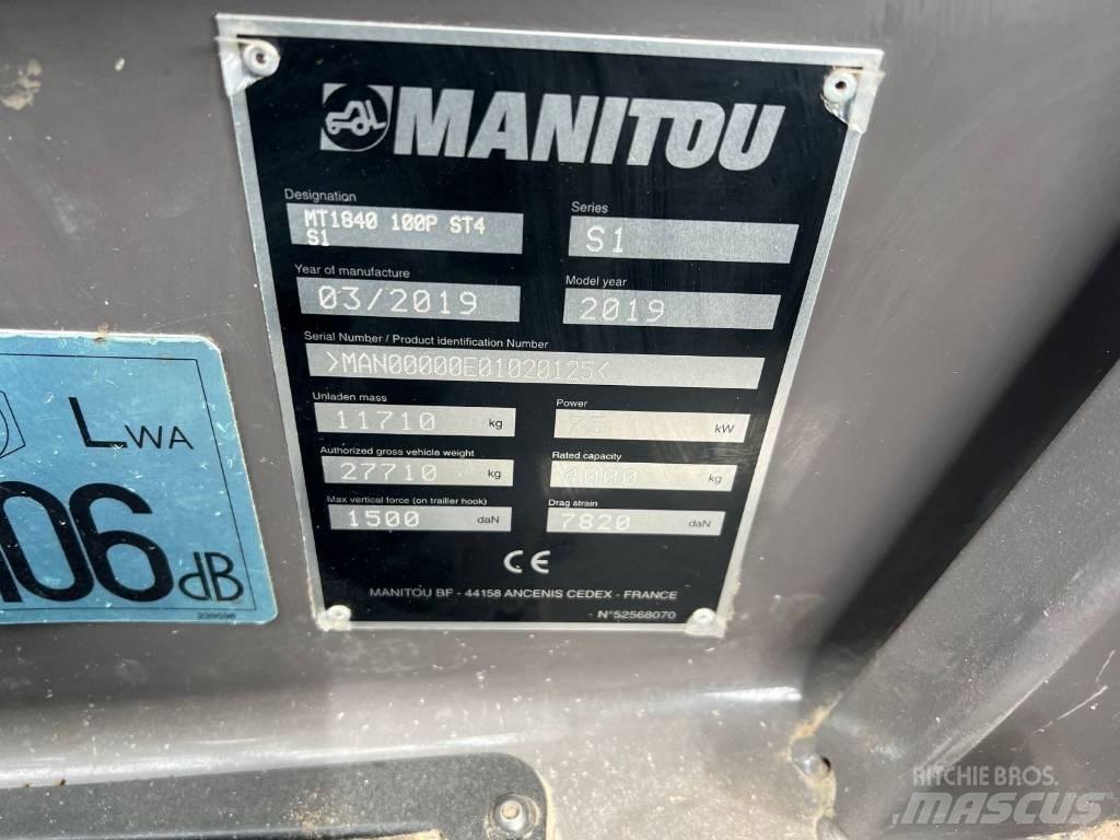 Manitou MT 1840 Telescopic Handlers