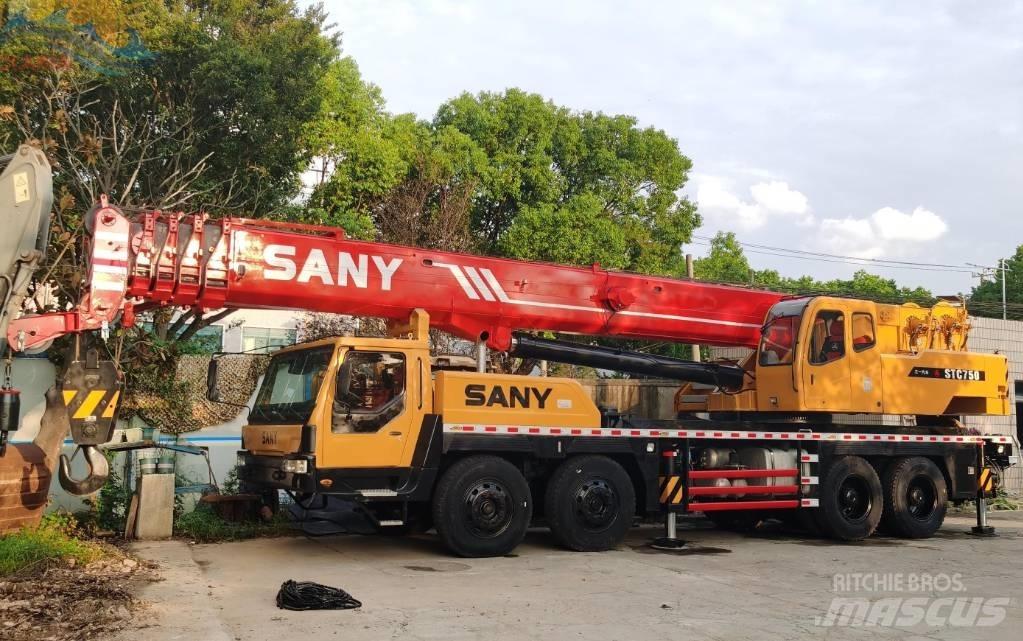 Sany STC 750 Mobile and all terrain cranes