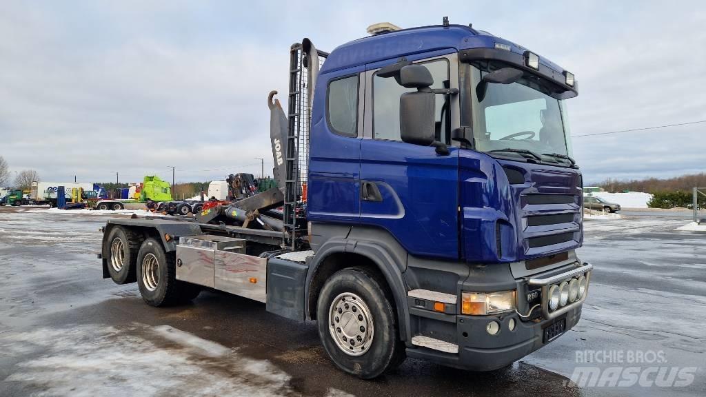 Scania R500 6X2 Hook lift trucks