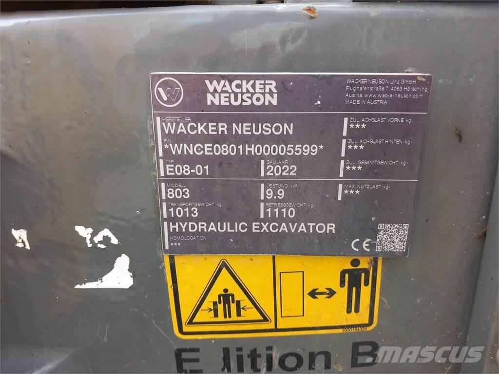 Wacker Neuson 803 Crawler excavators