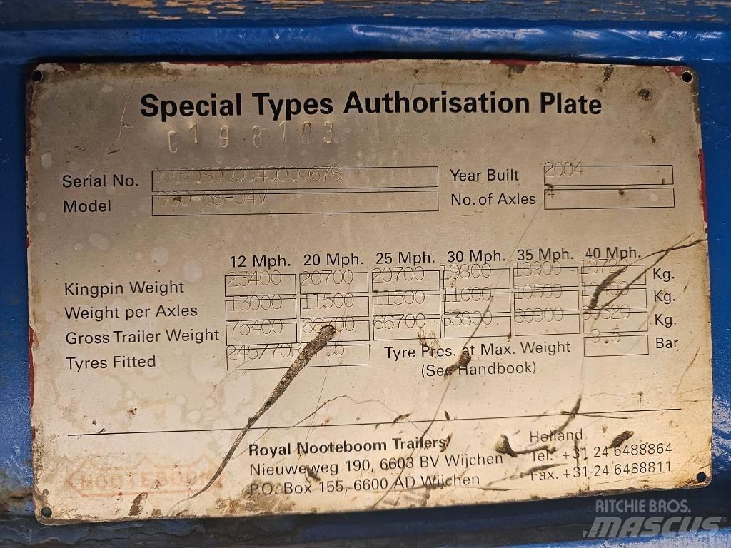 Nooteboom OSD-58-04V Lowboy Trailers