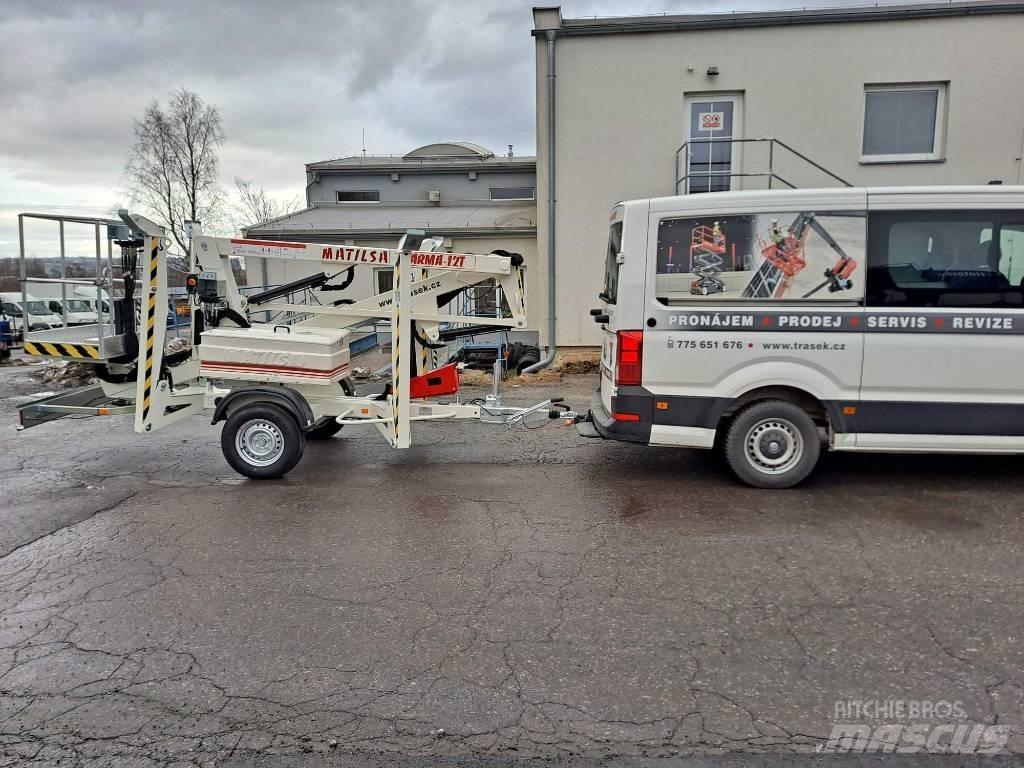Matilsa Parma 12T Trailer Mounted Aerial Platforms