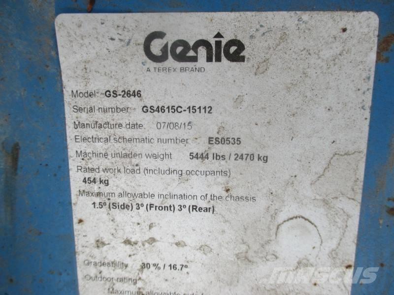 Genie GS 2646 Scissor Lifts