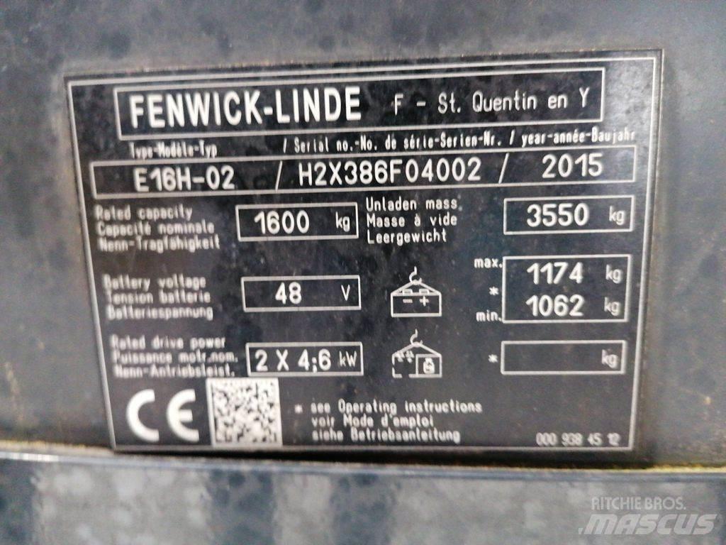 Linde E16H-02 Electric Forklifts