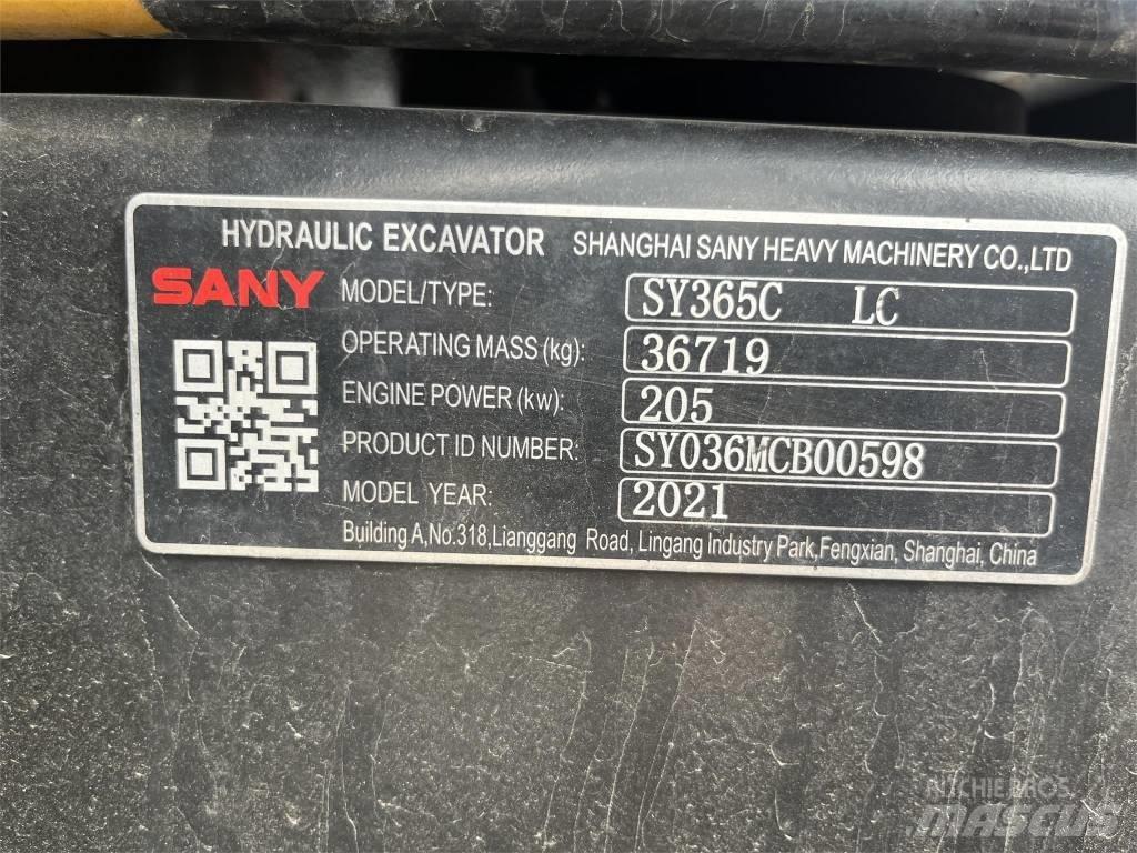 Sany SY365C Crawler Excavators