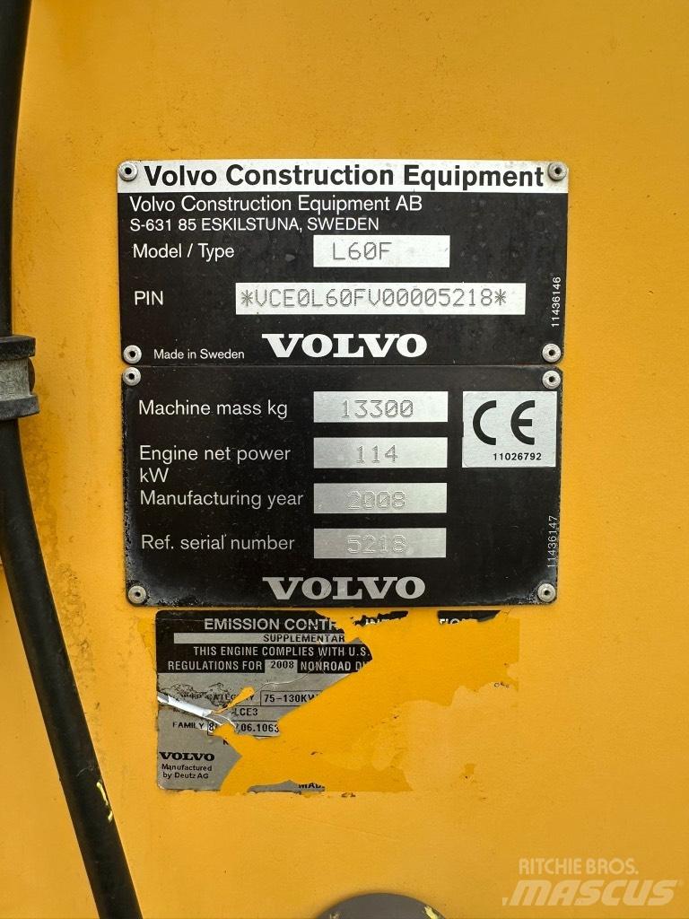 Volvo L60F Wheel Loaders