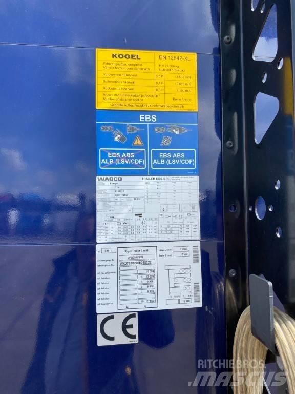Kögel S 24 Curtain  trailers