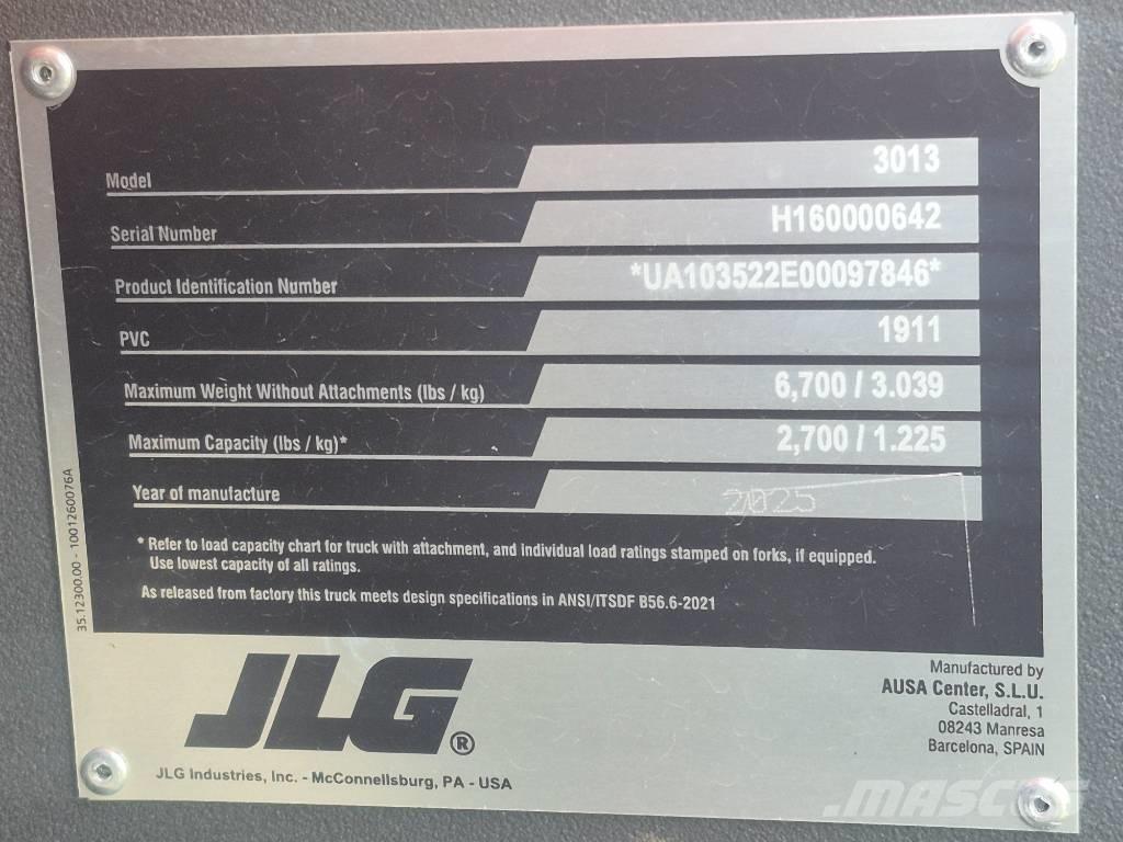 JLG 3013 Telescopic Handlers