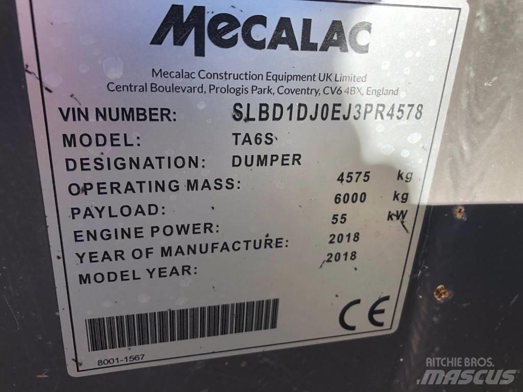 Mecalac TA6S Site Dumpers