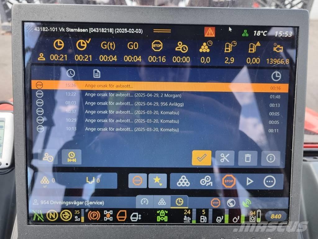 Komatsu 895 Forwarders