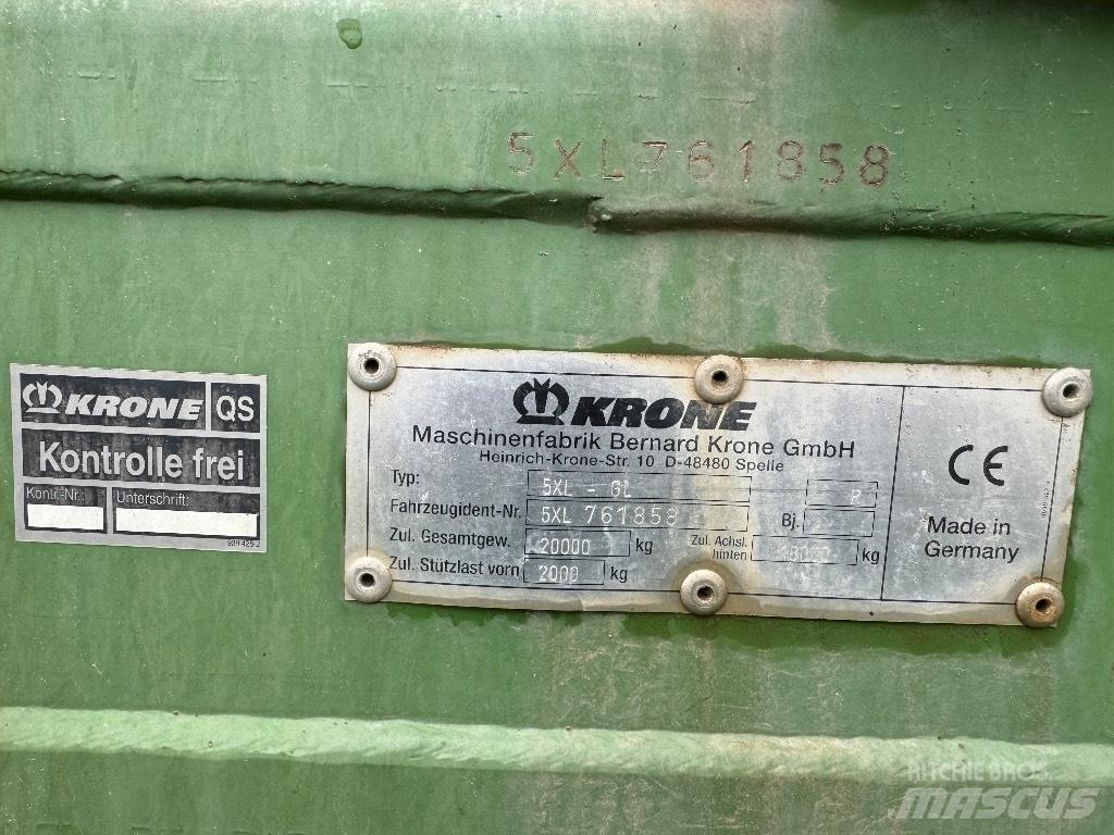 Krone 5 XL GL Speciality Trailers