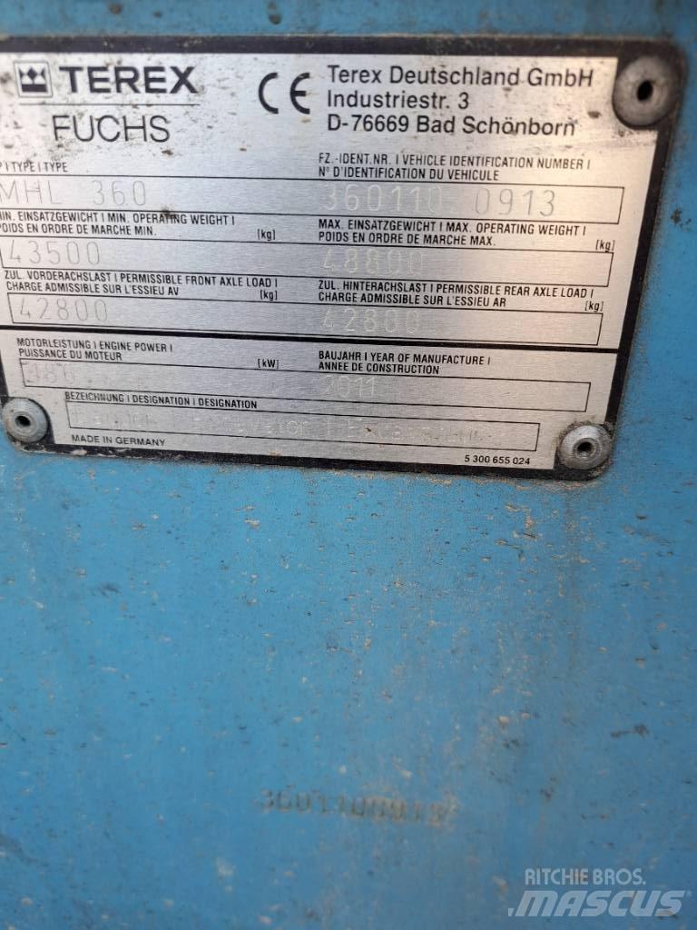 Fuchs MHL360D Waste / Industry Handlers