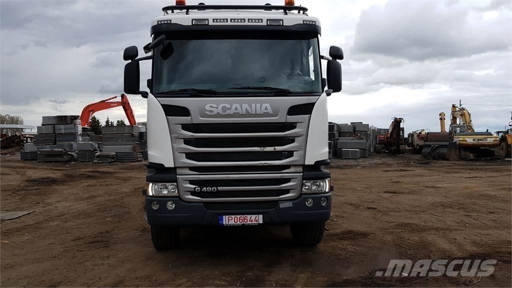 Scania G 490 Skip loader trucks