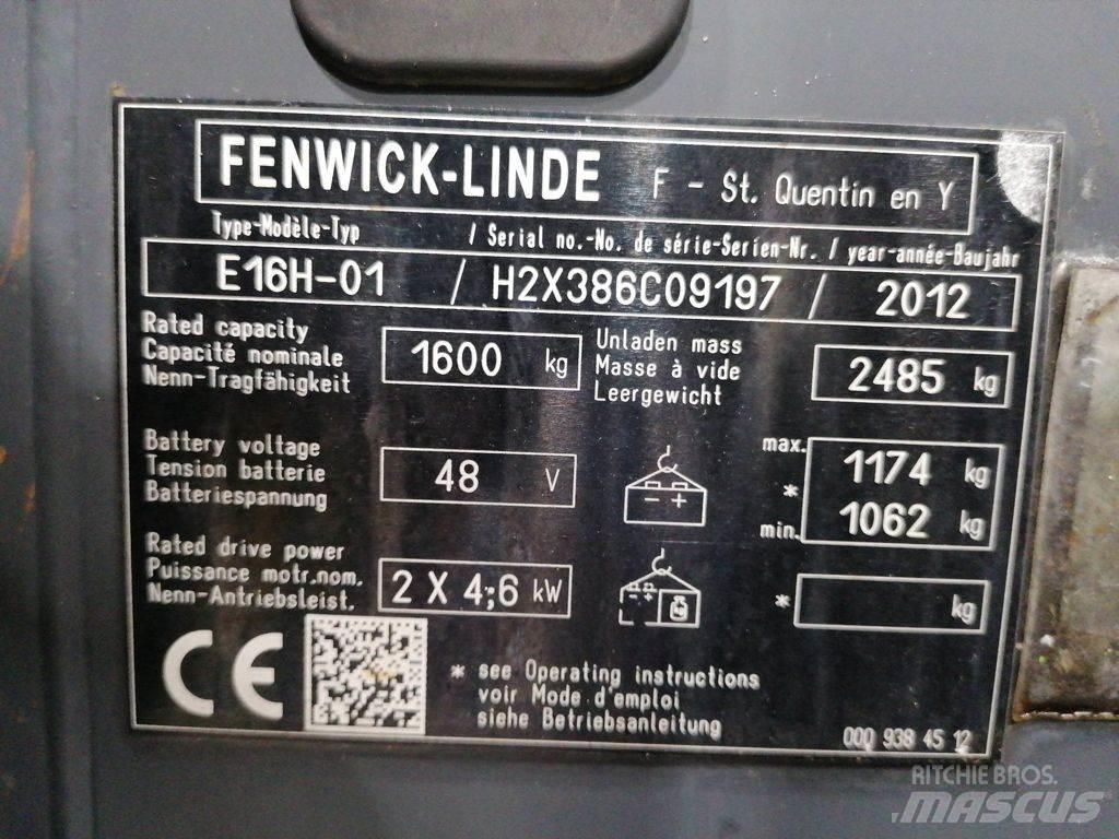 Linde E16H-01 Electric Forklifts