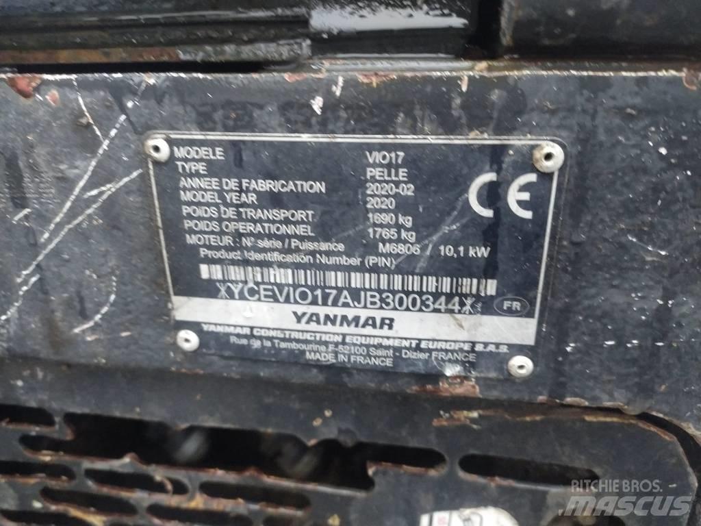 Yanmar Vio 17 U Mini Excavators <7t (Mini Diggers)