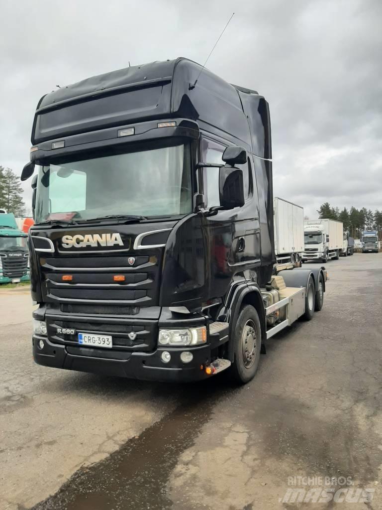 Scania R 580 Hook lift trucks