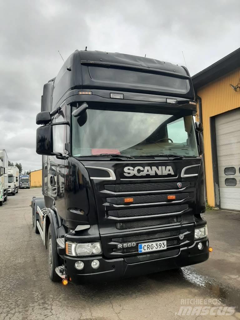 Scania R 580 Hook lift trucks