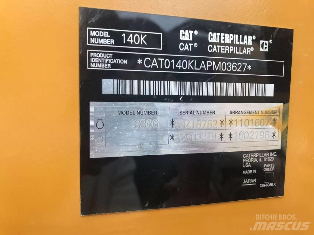 CAT 140k Motor Graders