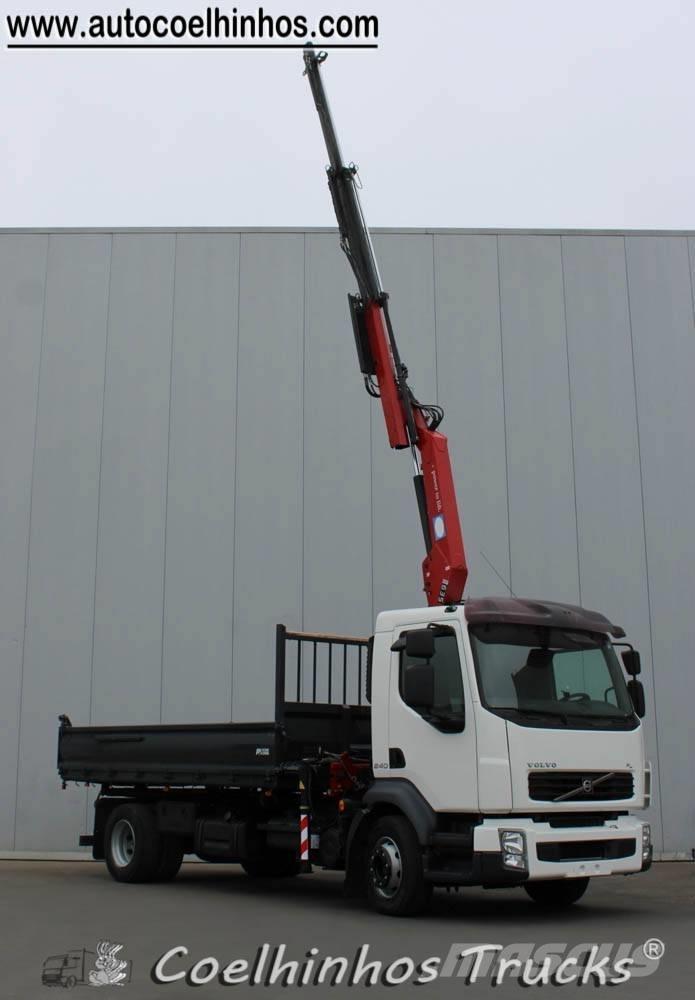 Volvo FL 240 + HMF 635 Dump Trucks