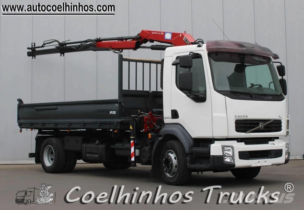 Volvo FL 240 + HMF 635 Dump Trucks
