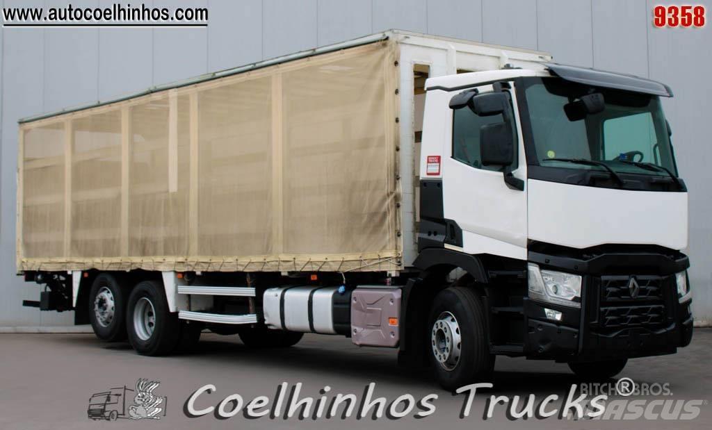 Renault C 380 Curtain Side Trucks