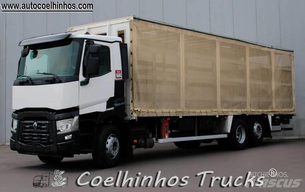 Renault C 380 Curtain Side Trucks