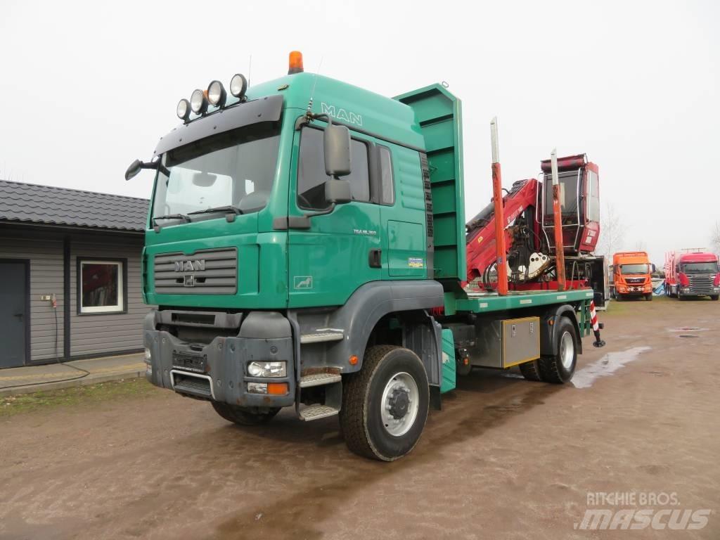 MAN TGA 18.360 Log trucks