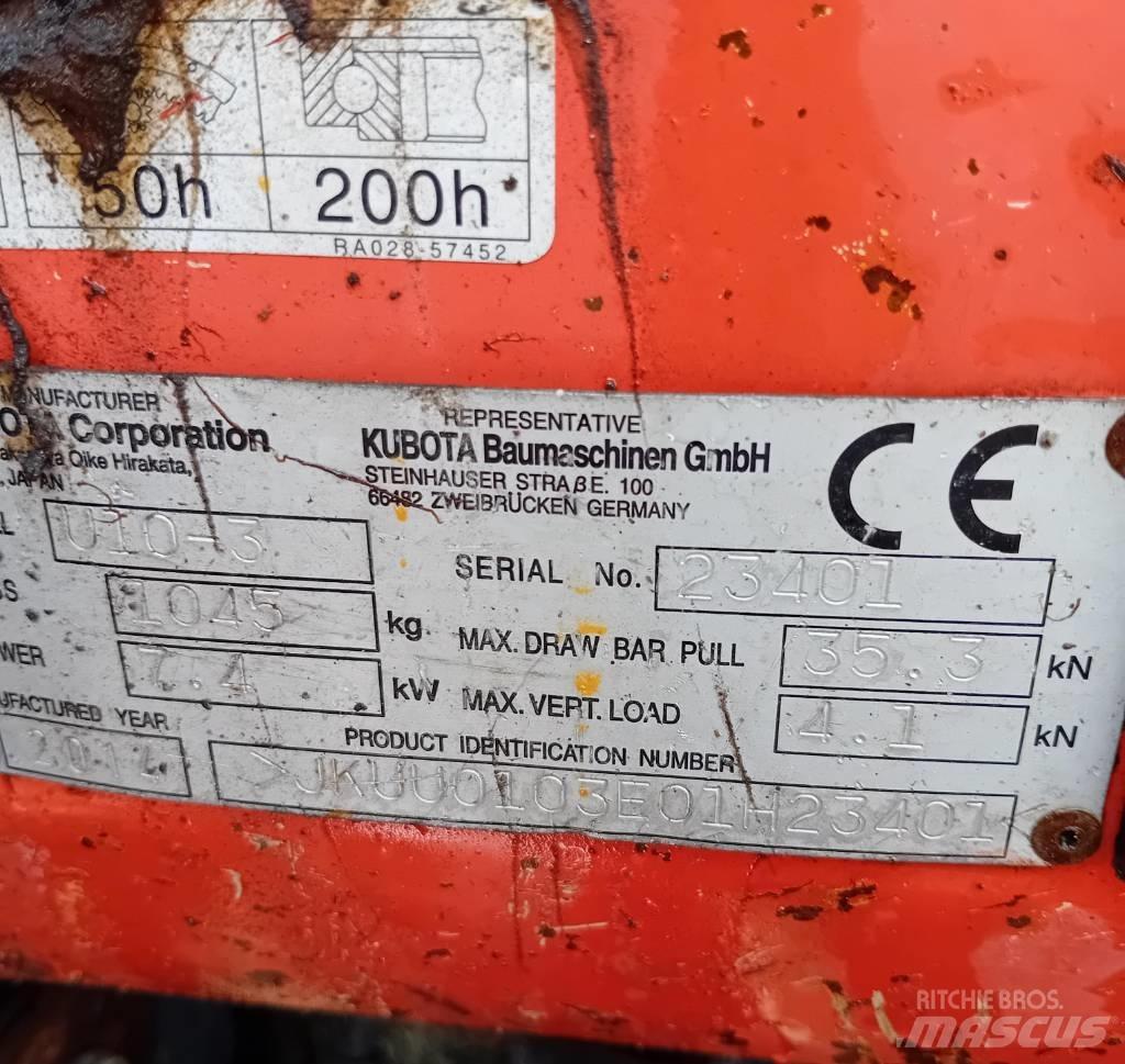 Kubota U 10-3 Mini Excavators <7t (Mini Diggers)