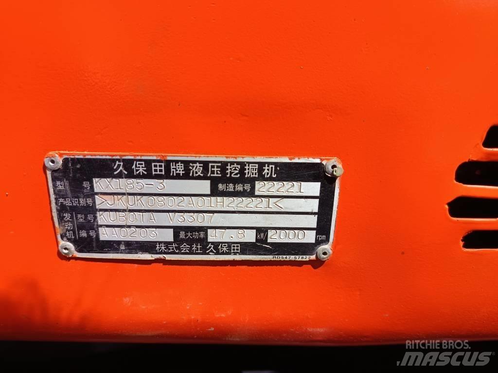 Kubota KX 185 Mini excavators  7t - 12t
