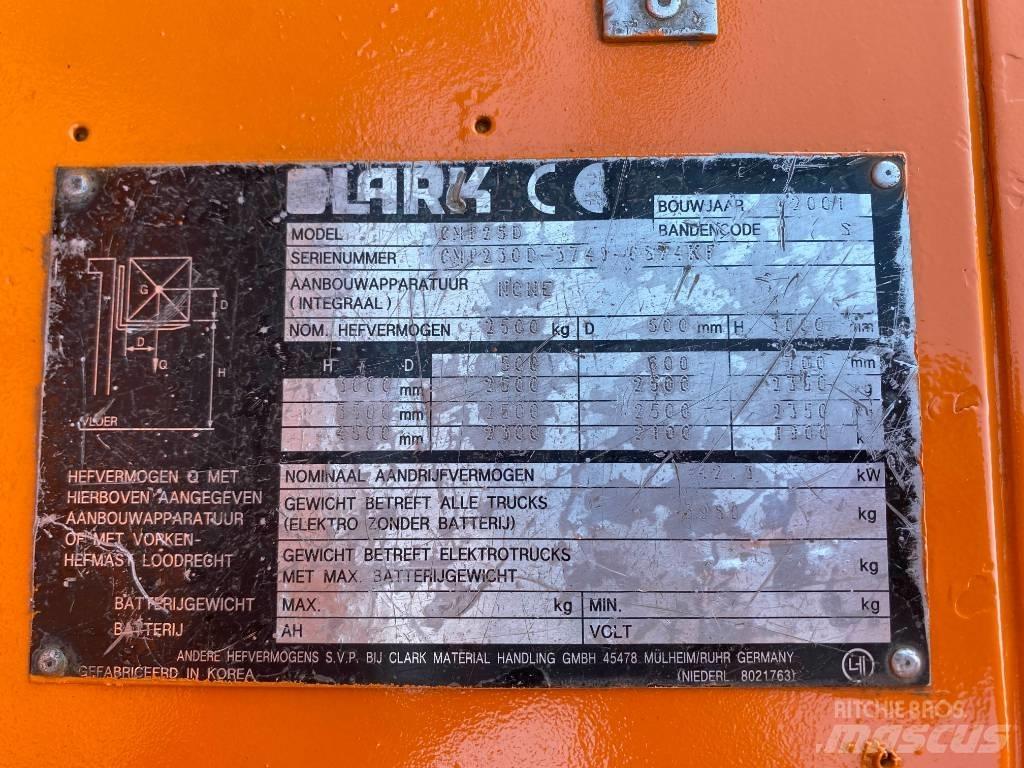 Clark CMP 25 Diesel Forklifts