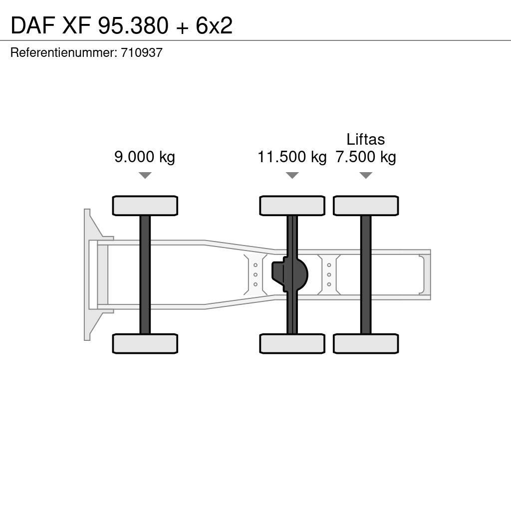DAF XF 95.380 + 6x2 Conventional Trucks / Tractor Trucks