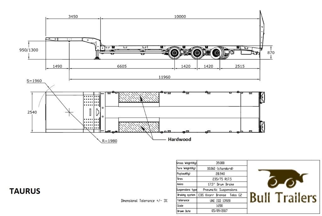 Bull Trailers Taurus Flatbed Trailers