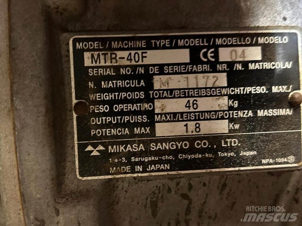 Mikasa MTR-40F Plate Compactors